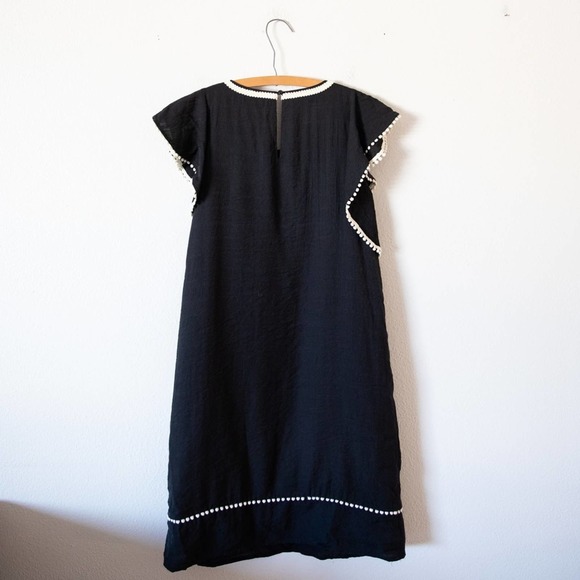 TMHL Womens Ruffle Sleeve Motif Dress Embroidered Ruffle Sleeve - Picture 6 of 6